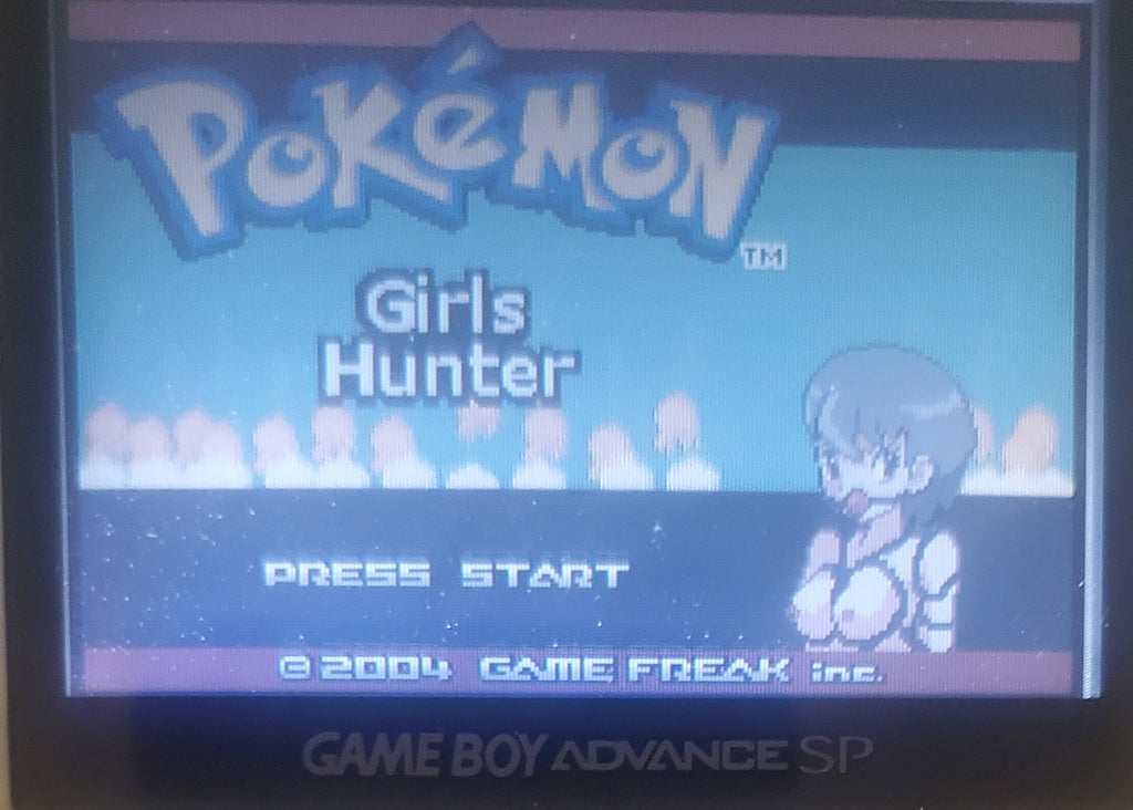 Pokemon Girls Hunter 1 GBA Pokemon ROM Hack Video Game Boy Advance