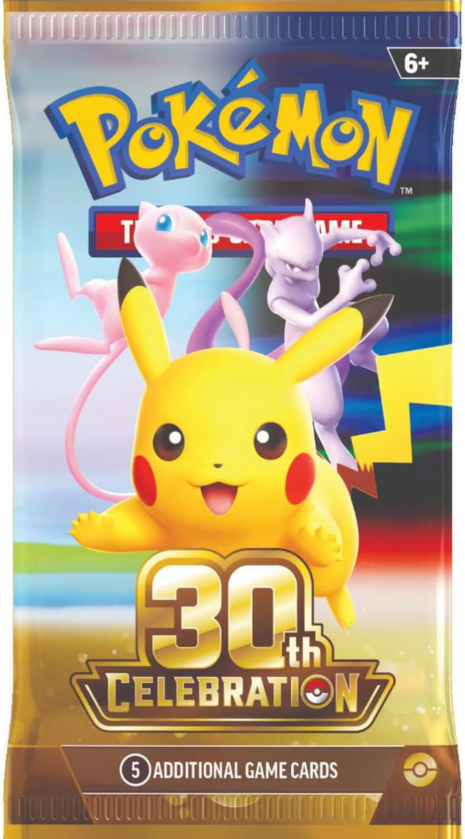 Pokémon TCG: 30th Celebration Poster Collection (3 Promo Cards, 1 Poster & 3 Boosters)