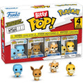 Pokemon Squirtle Funko Bitty Pop! Mini-Figure 4-Pack