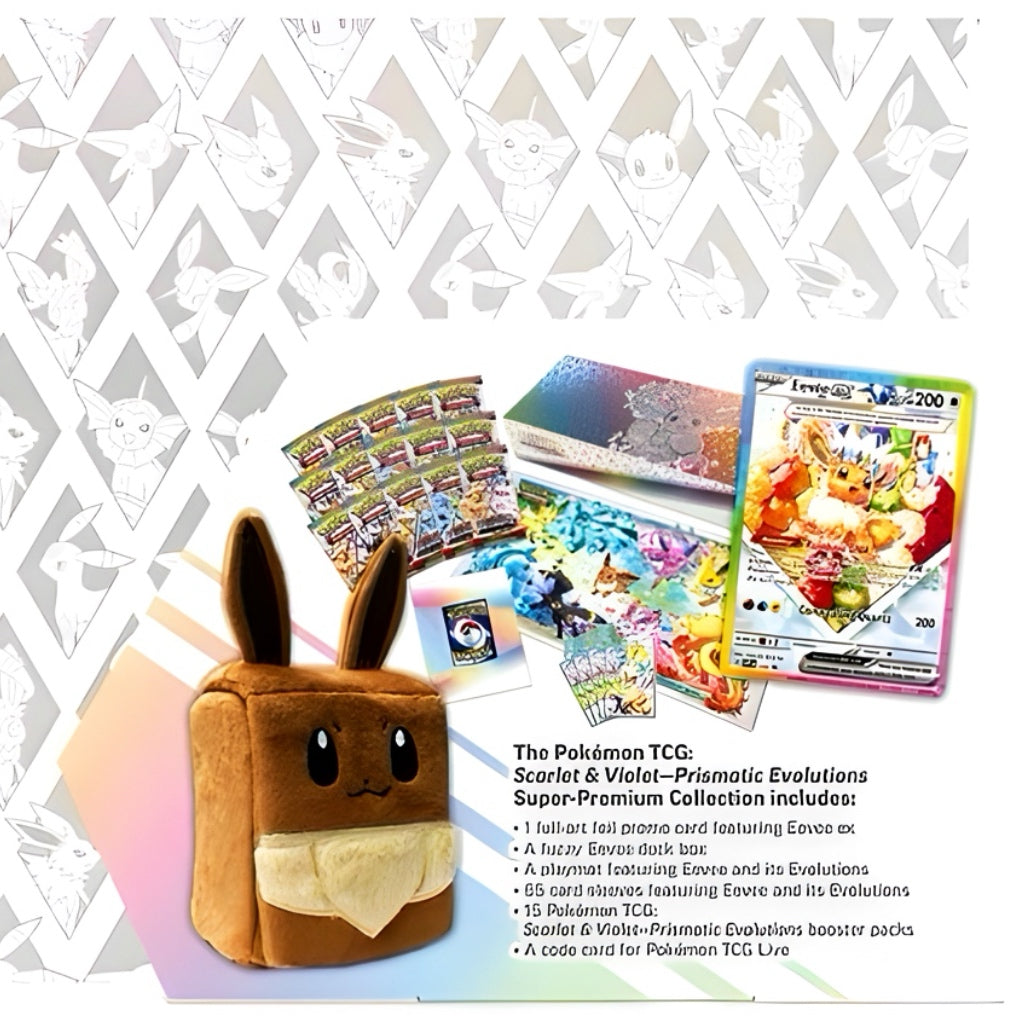 Pokemon Scarlet and Violet 8.5 Prismatic Evolutions Super-Premium Collection