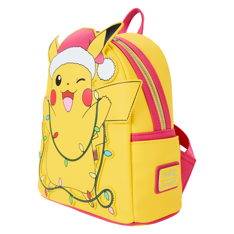 Loungefly Pokémon - Santa Pikachu String Lights Light Up Mini Backpack