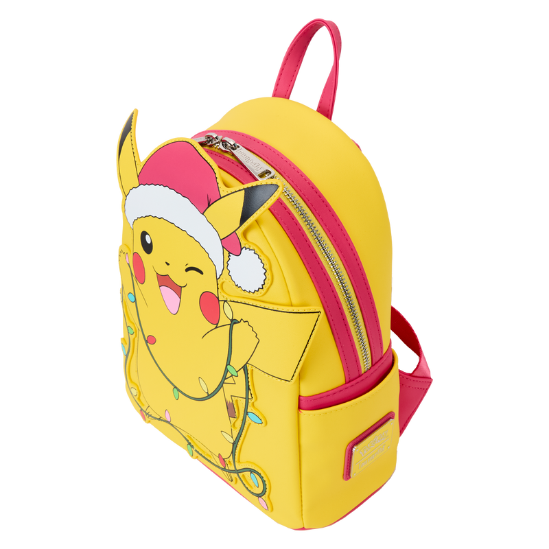 Loungefly Pokémon - Santa Pikachu String Lights Light Up Mini Backpack