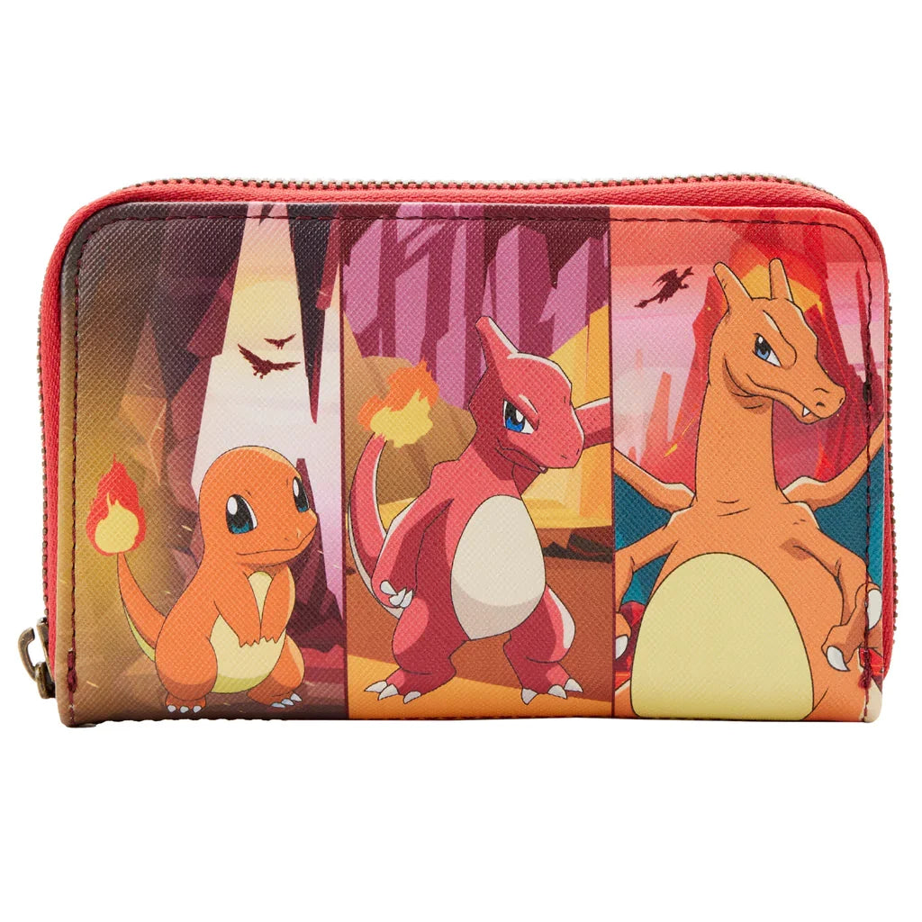 Loungefly Pokemon - Charmander Evolutions Zip Around Wallet