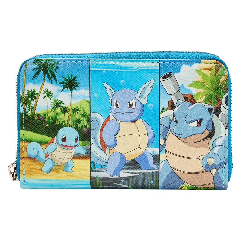 Loungefly Pokemon - Squirtle Evolution Zip Around Wallet