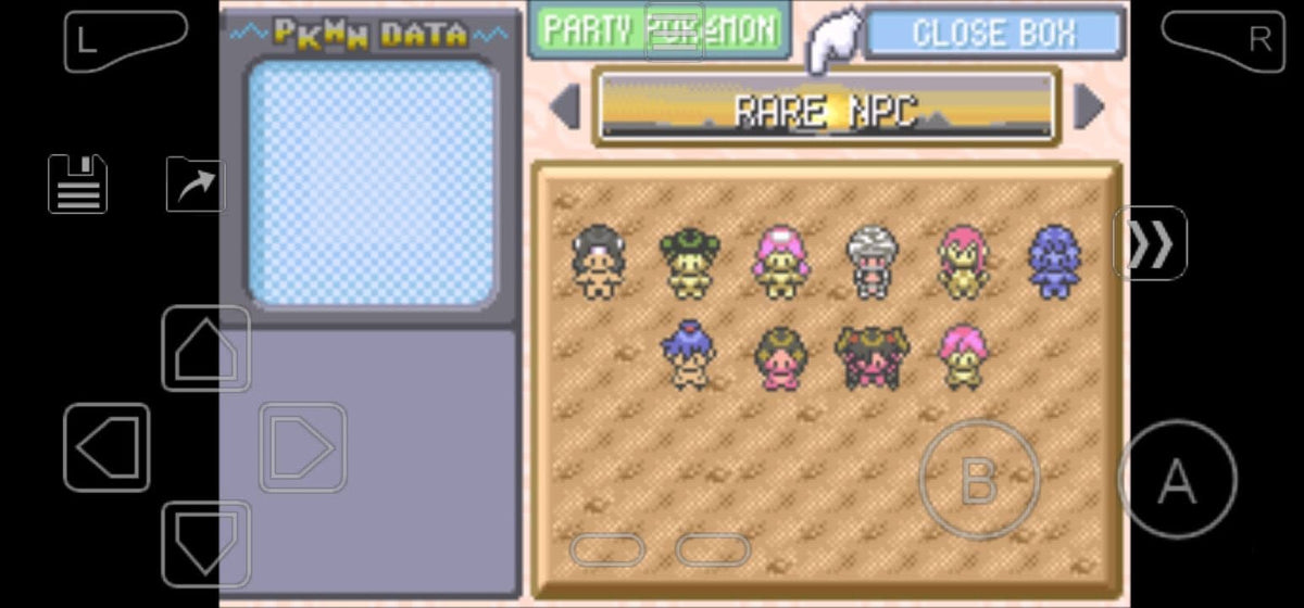 Pokemon Girls Hunter 1 GBA Pokemon ROM Hack Video Game Boy Advance