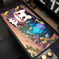 Mouse Pad Gamer XXL Mouse Mat P-pokemon Desk Mats Table of Office Carpet Gamer Natural Rubber Mice Pad Lockrand Mousepad 90x40cm